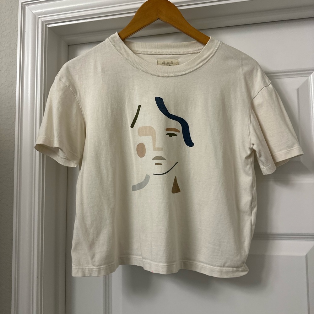 Madewell Cream Graphic Tee